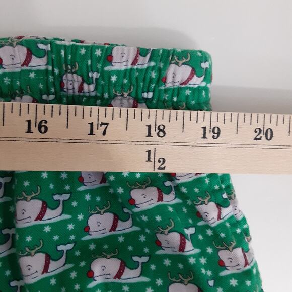 Vineyard Vines Flannel Pajama Pants Christmas Whales Rudolph Mens M Flannel - Picture 8 of 10